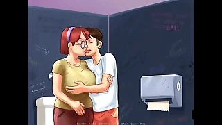 Summertime Saga ep 56 - Brincando escondido com a Nerd Tímida e muito Peituda